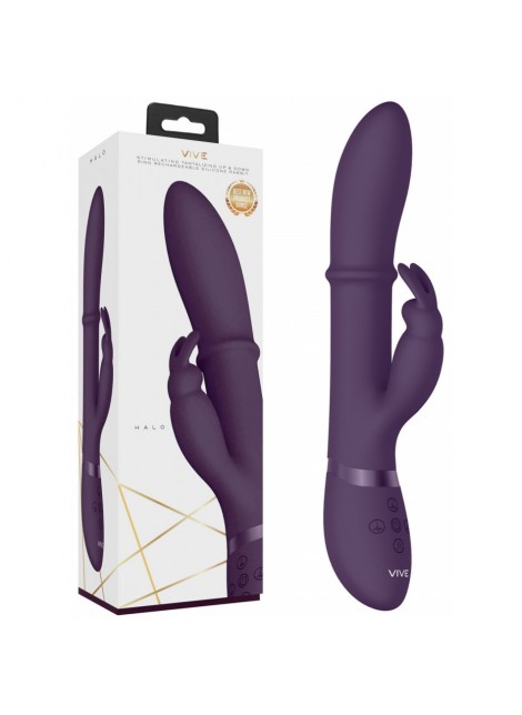 Vibromasseur USB Triple Fonction Halo Violet