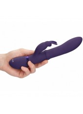 Vibromasseur USB Triple Fonction Halo Violet