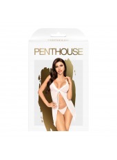 Babydoll et string assorti Blanc After sunset - PH0009WHT