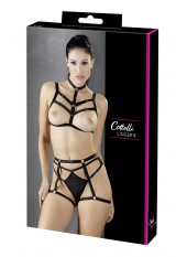 Ensemble soutien-gorge harnais et string porte-jarretelles - R24804761101