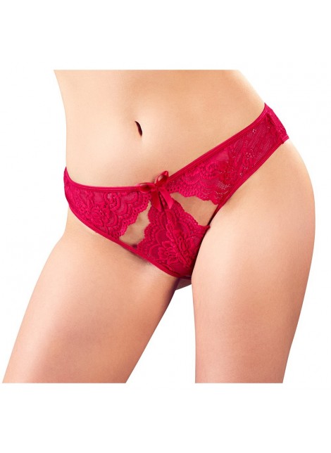 Culotte rouge ouverte à l'entrejambe - R231082130