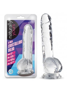 Gode Ventouse Naturally Yours Transparent - 19 cm