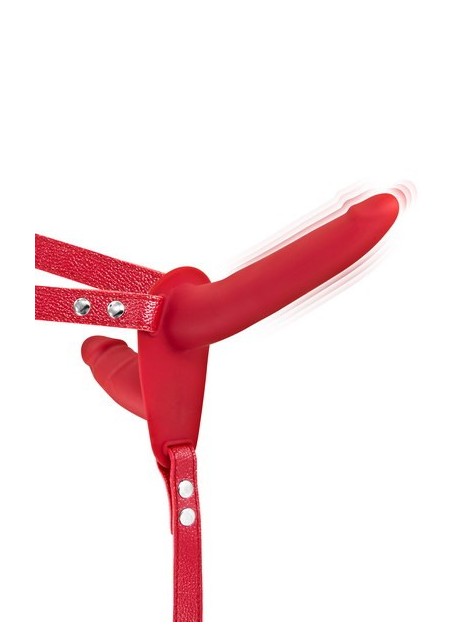 Double gode ceinture rouge vibrant - CC5310020030