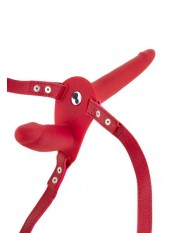 Double gode ceinture rouge vibrant - CC5310020030