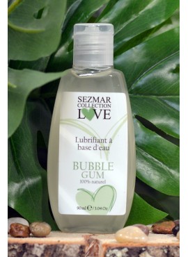 Lubrifiant à base d'eau 100% naturel Bubble Gum 90 ml - SEZ086