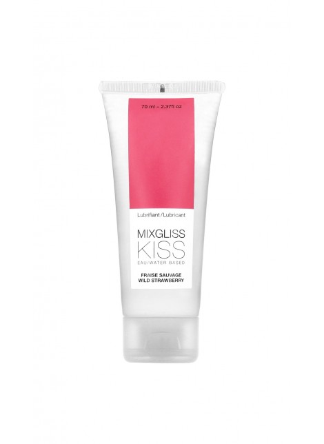 Lubrifiant Mixgliss eau Kiss Fraise sauvage 70 ML - MG6221