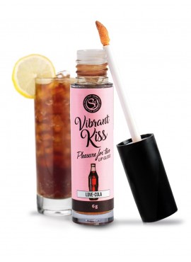 Gloss sexe oral vibrant au cola 100% comestible - SP6577