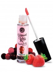 Gloss sexe oral vibrant chewing gum à la fraise 100% comestible - SP6539