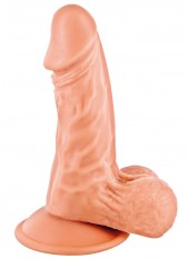 Gode réaliste avec testicules et ventouse 13cm - CC514115