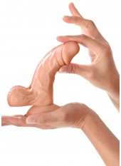 Gode réaliste avec testicules et ventouse 13cm - CC514115