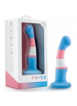 Gode Ventouse en silicone Avant Pride P2 - 15 cm
