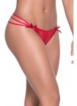 String rouge élégant triple lanières - MAL101RED