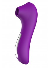 Stimulateur succion de clitoris et tétons USB violet - BOZ-086PUR
