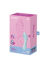 Vibromasseur connecté 3 en 1 Bleu USB Curvy Trinity 5 - CC597823