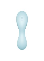 Vibromasseur connecté 3 en 1 Bleu USB Curvy Trinity 5 - CC597823