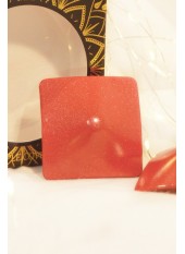 Nipple Métal rouge Cache tétons carré - 202000105