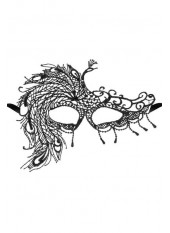 Masque souple dentelle - 100814