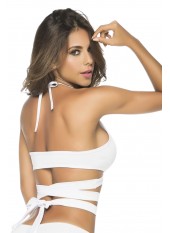 Top Wrap Around blanc - MAL9024WHT