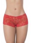 Boyshort dentelle - MAL90RED