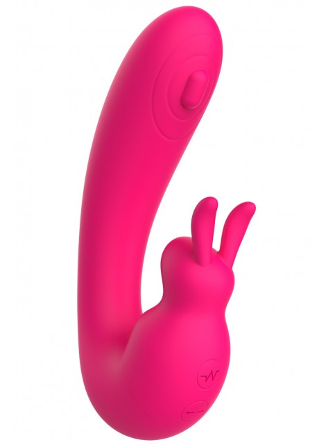 Vibromasseur 2 en 1 G-spot et C-spot USB Kala rose - WS-NV084