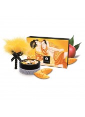 Mini Coffret poudre corporelle mangue et plumeau assorti - CC1035