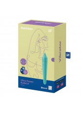 Vibromasseur connecté turquoise USB Ultra Power Bullet 8 Satisfyer - CC597744
