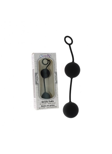 Boules de Geisha en silicone noir