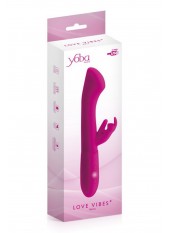 Vibromasseur rabbit Bella rose USB large tête point G 10 programmes - CC531065
