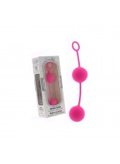 Boules de Geisha en silicone rose
