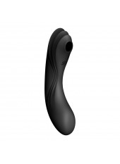 2 en 1 Stimulateur de clitoris et vibromasseur Curvy Trinity Noir 4 Satisfyer - CC597773
