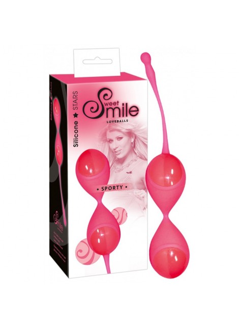 Boules de Geisha Smile Sporty de luxe néon rose