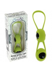 Boules de Geisha Spoody en silicone olive et ABS noir