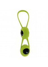 Boules de Geisha Spoody en silicone olive et ABS noir