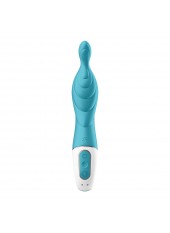 Vibromasseur rainuré Point A couleur turquoise A-Mazing 2 Satisfyer - CC597767