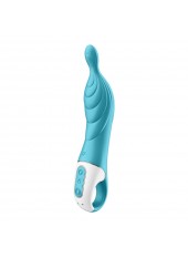 Vibromasseur rainuré Point A couleur turquoise A-Mazing 2 Satisfyer - CC597767