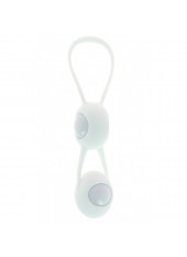 Boules de Geisha Spoody en silicone blanc et ABS blanc