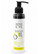 Huile de massage comestible milkshake banane 100ml - SEZ001A