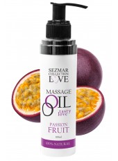 Huile de massage comestible Fruit de la passion 100ml - SEZ052A