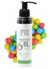 Huile de massage comestible bubble gum 100ml - SEZ051A