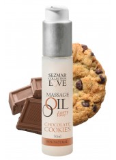 Huile de massage comestible cookie chocolat 50ml - SEZ002