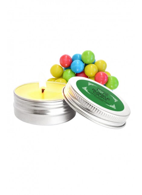 Mini Bougie de massage Bubble Gum 30ml - SEZ0066