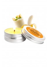 Mini Bougie de massage milshake banane 30ml - SEZ073