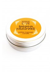 Mini Bougie de massage milshake banane 30ml - SEZ073
