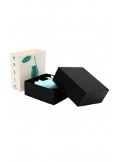 2en1 Stimulateur clitoridien à picots par aspiration avec son œuf vibrant à distance turquoise - 0-B0009TUR