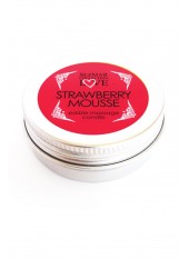 Mini Bougie de massage mousse de fraise 30ml - SEZ072