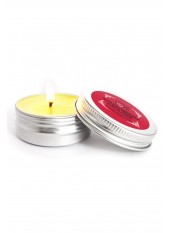 Mini Bougie de massage mousse de fraise 30ml - SEZ072