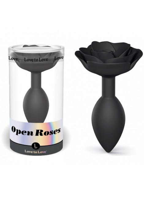 Plug Anal Open Roses Large Noir