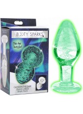 Plug Anal en Verre Phosphorescent - Large
