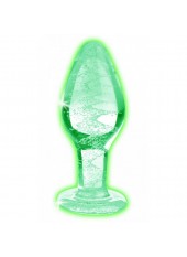 Plug Anal en Verre Phosphorescent - Large