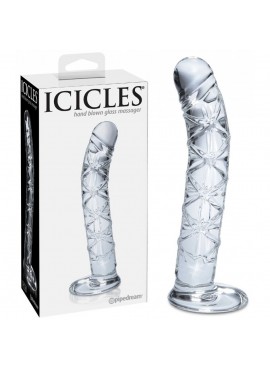 Gode Réaliste en verre Icicles No 60
